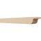 Ekena Millwork 6in. W x 4in. H x 36in. L Del Monte Woodgrain TimberThane Rafter Tail, Primed Tan RFTUR06X04X36DELRCPR - alternate 1